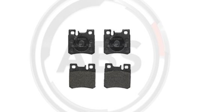 Set placute frana,frana disc puntea spate (P50009 ABS) MERCEDES-BENZ