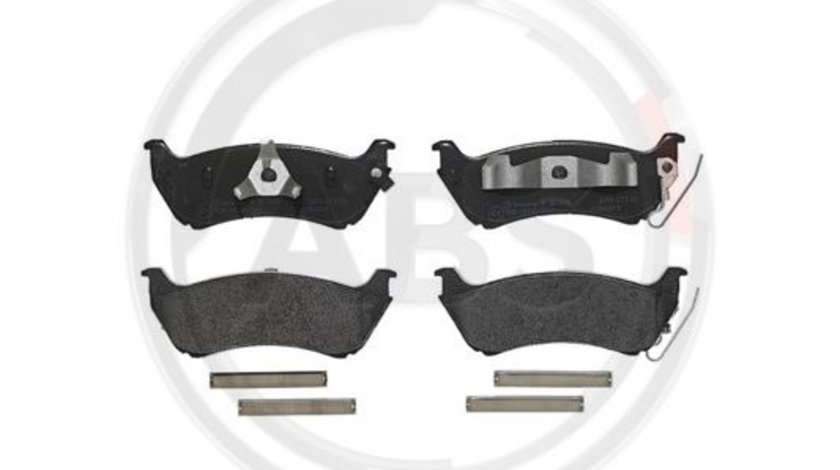 Set placute frana,frana disc puntea spate (P50040 ABS) MERCEDES-BENZ