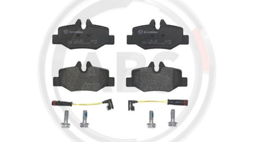 Set placute frana,frana disc puntea spate (P50051 ABS) MERCEDES-BENZ,MERCEDES-BENZ (FJDA)