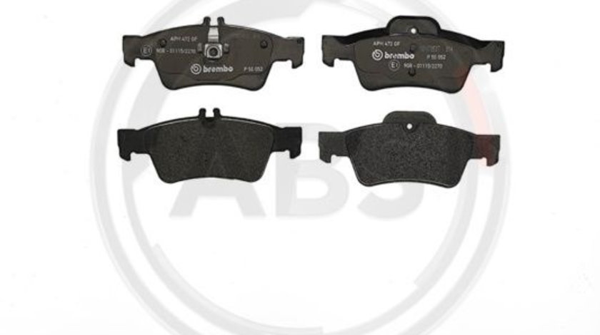 Set placute frana,frana disc puntea spate (P50052 ABS) BRABUS,MERCEDES-BENZ,MERCEDES-BENZ (BBDC)