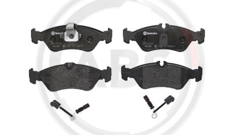 Set placute frana,frana disc puntea spate (P50082 ABS) MERCEDES-BENZ,PUCH,VW