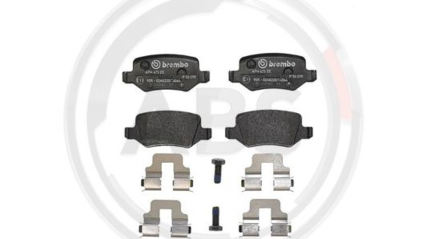 Set placute frana,frana disc puntea spate (P50090 ABS) MERCEDES-BENZ