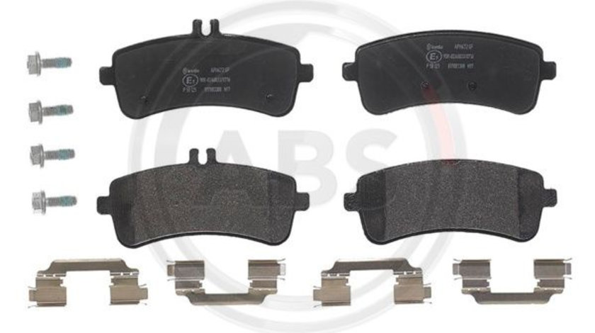 Set placute frana,frana disc puntea spate (P50125 ABS) MERCEDES-BENZ