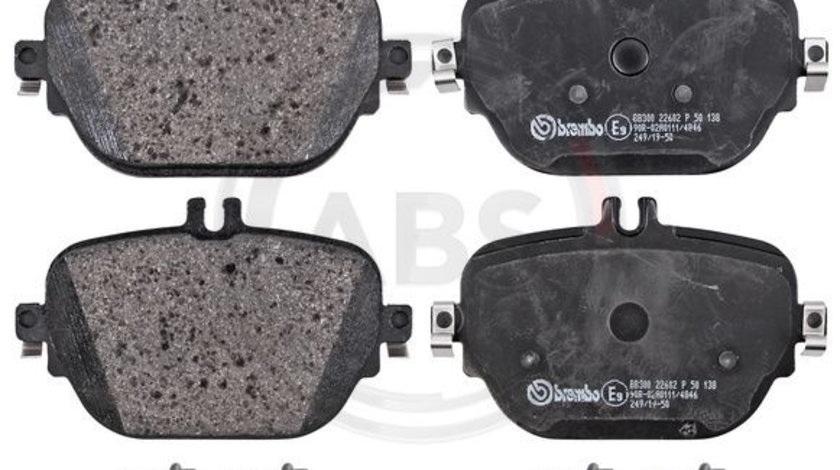 Set placute frana,frana disc puntea spate (P50138 ABS) MERCEDES-BENZ,MERCEDES-BENZ (BBDC)