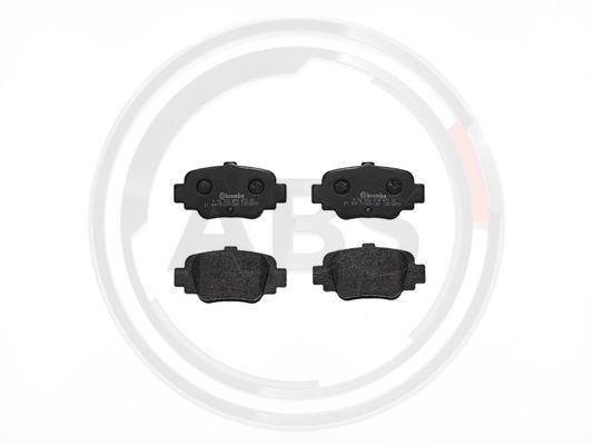 Set placute frana,frana disc puntea spate (P56032 ABS) NISSAN