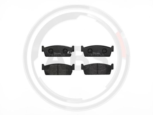 Set placute frana,frana disc puntea spate (P56053 ABS) INFINITI,NISSAN