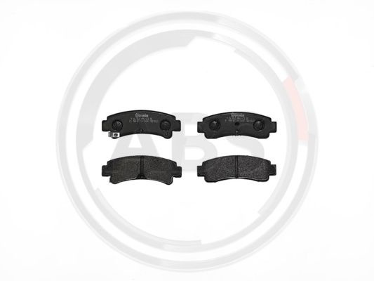 Set placute frana,frana disc puntea spate (P56063 ABS) NISSAN