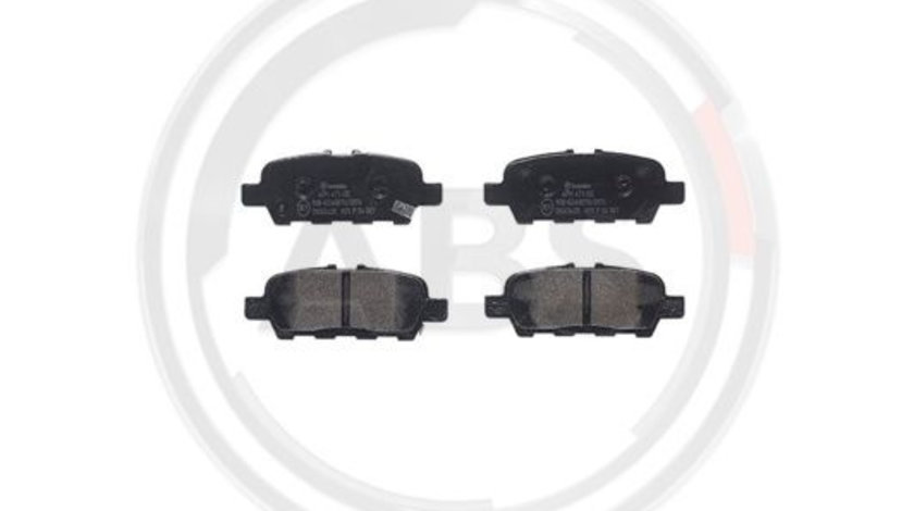 Set placute frana,frana disc puntea spate (P56087 ABS) INFINITI,MITSUBISHI,NISSAN,NISSAN (DFAC),RENAULT,SUZUKI