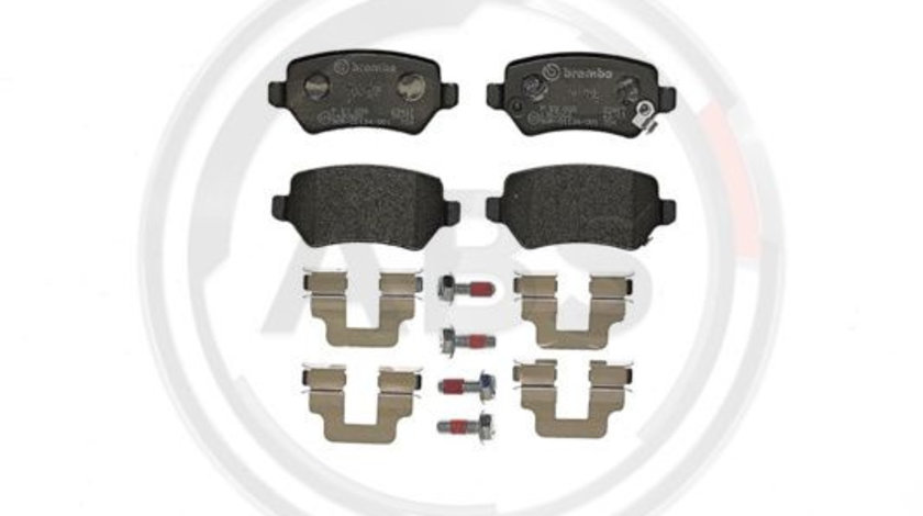 Set placute frana,frana disc puntea spate (P59038 ABS) CHEVROLET,HOLDEN,KIA,LADA,OPEL,VAUXHALL