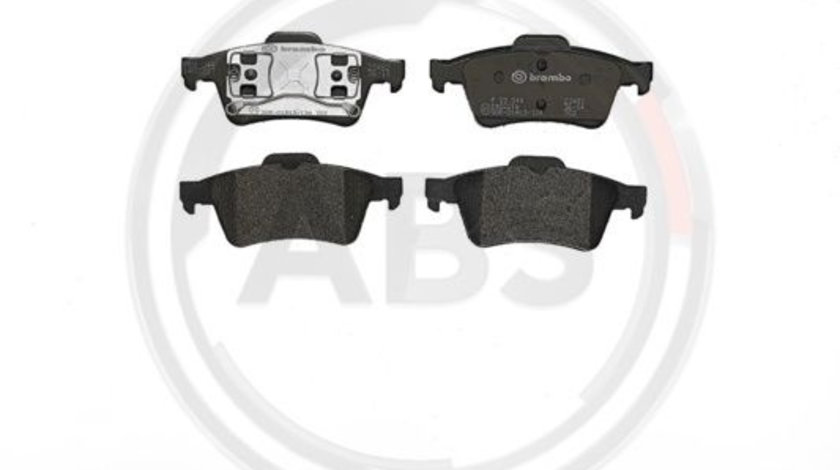 Set placute frana,frana disc puntea spate (P59044 ABS) NISSAN,RENAULT