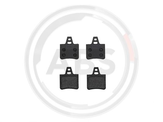 Set placute frana,frana disc puntea spate (P61037 ABS) Citroen