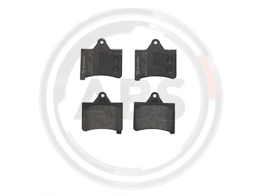 Set placute frana,frana disc puntea spate (P61073 ABS) Citroen
