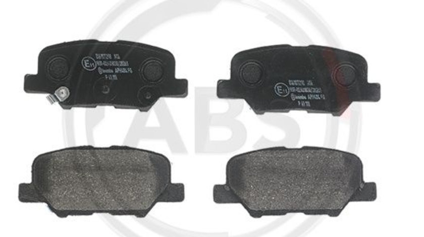 Set placute frana,frana disc puntea spate (P61111 ABS) Citroen,MAZDA,MAZDA (FAW),MITSUBISHI,MITSUBISHI (GAC),PEUGEOT,PEUGEOT (DF-PSA)