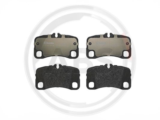 Set placute frana,frana disc puntea spate (P65013 ABS) PORSCHE