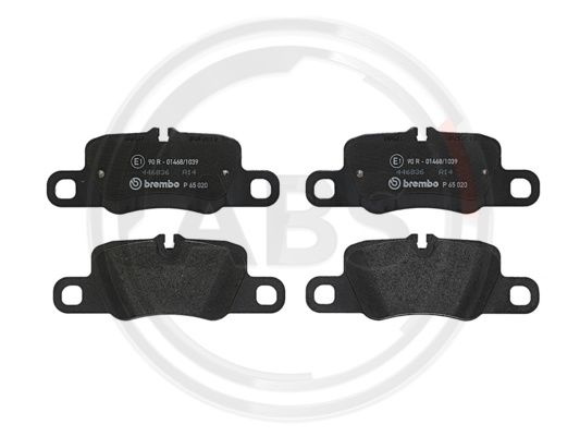 Set placute frana,frana disc puntea spate (P65020 ABS) PORSCHE