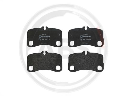 Set placute frana,frana disc puntea spate (P65022 ABS) PORSCHE