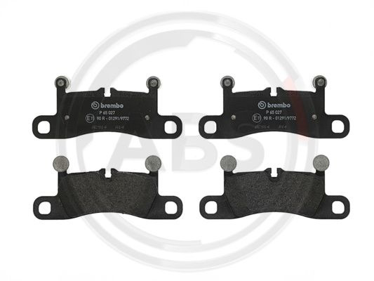 Set placute frana,frana disc puntea spate (P65027 ABS) PORSCHE,VW
