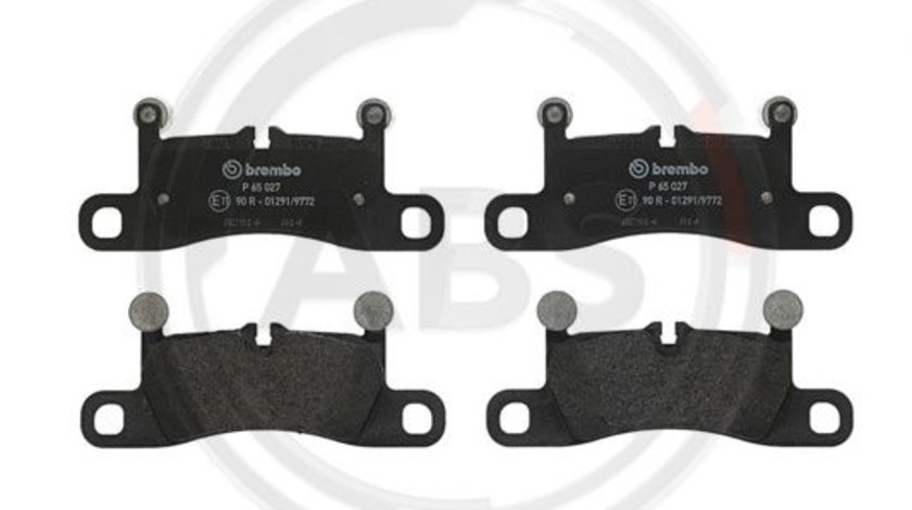 Set placute frana,frana disc puntea spate (P65027 ABS) PORSCHE,VW