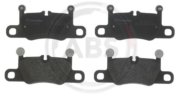 Set placute frana,frana disc puntea spate (P65031 ABS) PORSCHE