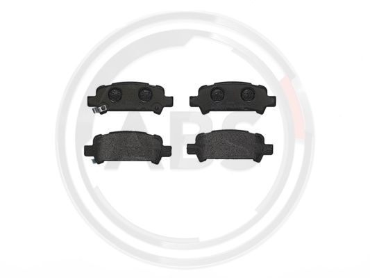 Set placute frana,frana disc puntea spate (P78011 ABS) SUBARU
