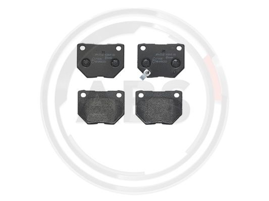Set placute frana,frana disc puntea spate (P78016 ABS) SUBARU
