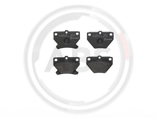 Set placute frana,frana disc puntea spate (P83052 ABS) TOYOTA,TOYOTA (FAW)