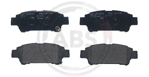 Set placute frana,frana disc puntea spate (P83056 ABS) TOYOTA