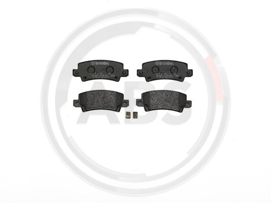 Set placute frana,frana disc puntea spate (P83065 ABS) TOYOTA
