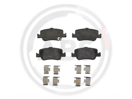 Set placute frana,frana disc puntea spate (P83080 ABS) TOYOTA