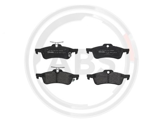 Set placute frana,frana disc puntea spate (P83087 ABS) DAIHATSU,TOYOTA