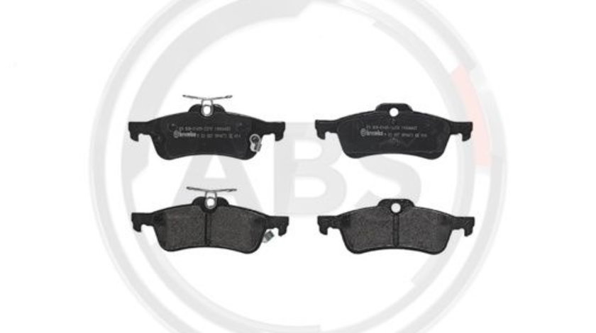 Set placute frana,frana disc puntea spate (P83087 ABS) DAIHATSU,TOYOTA