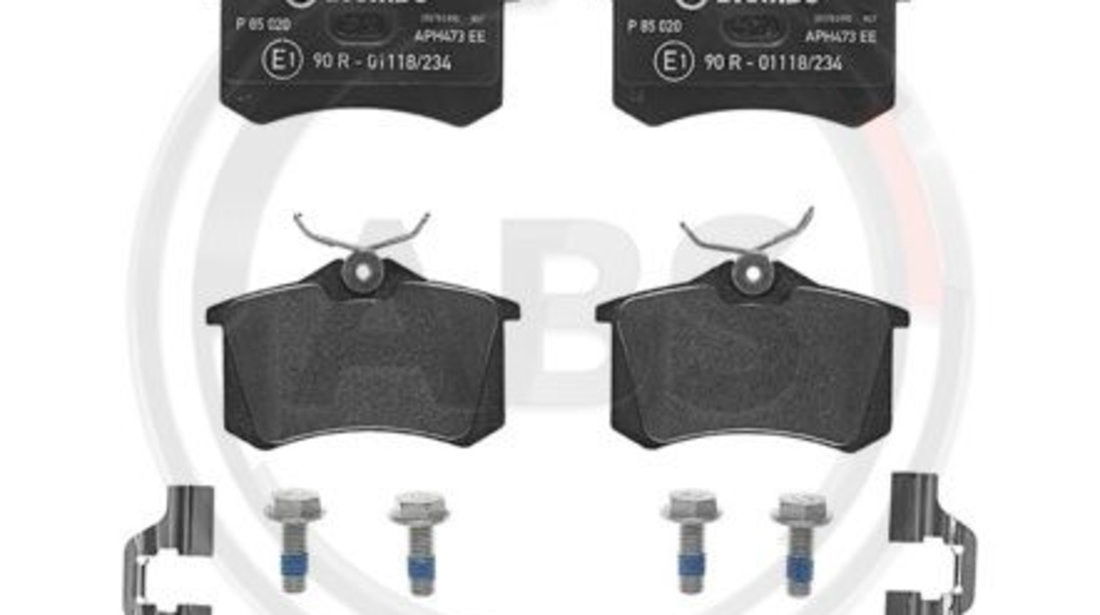 Set placute frana,frana disc puntea spate (P85020 ABS) AUDI,AUDI (FAW),Citroen,Citroen (DF-PSA),DS,FIAT,FORD,HONGQI,LANCIA,MG (SAIC),PEUGEOT,PEUGEOT (DF-PSA),RENAULT,ROEWE (SAIC),SEAT,SHUANGHUAN,SKODA