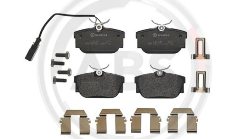 Set placute frana,frana disc puntea spate (P85046 ABS) VW