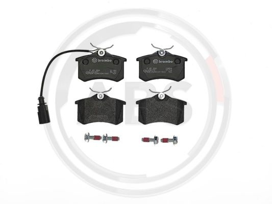 Set placute frana,frana disc puntea spate (P85058 ABS) FORD,SEAT,VW