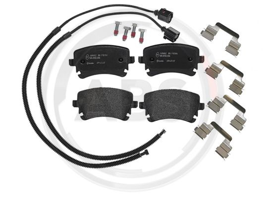 Set placute frana,frana disc puntea spate (P85064 ABS) BENTLEY,VW