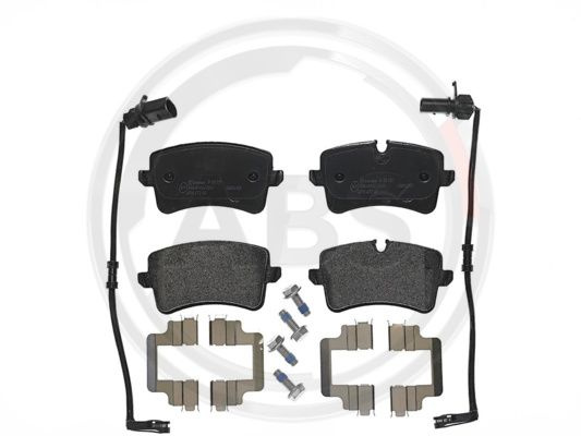 Set placute frana,frana disc puntea spate (P85117 ABS) AUDI