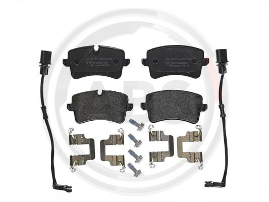 Set placute frana,frana disc puntea spate (P85120 ABS) AUDI