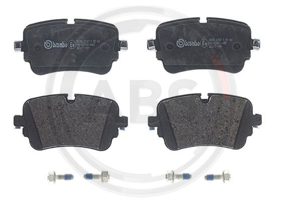 Set placute frana,frana disc puntea spate (P85161 ABS) AUDI,AUDI (FAW),VW
