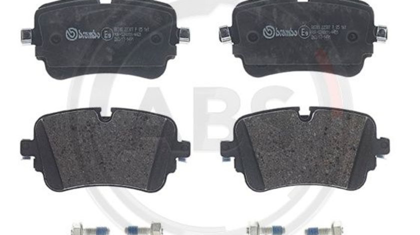 Set placute frana,frana disc puntea spate (P85161 ABS) AUDI,AUDI (FAW),VW