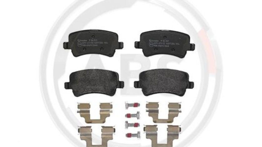 Set placute frana,frana disc puntea spate (P86021 ABS) LAND ROVER,LAND ROVER (CHERY),VOLVO,VOLVO (CHANGAN),VOLVO ASIA