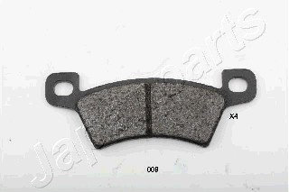 Set placute frana,frana disc puntea spate (PP009AF JAPANPARTS) AIXAM