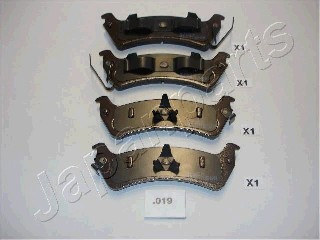Set placute frana,frana disc puntea spate (PP019AF JAPANPARTS) JEEP
