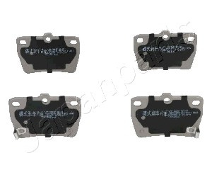 Set placute frana,frana disc puntea spate (PP256AF JAPANPARTS) DR,TOYOTA