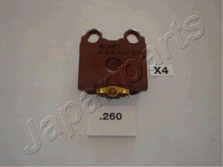 Set placute frana,frana disc puntea spate (PP260AF JAPANPARTS) LEXUS