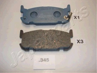 Set placute frana,frana disc puntea spate (PP345AF JAPANPARTS) MAZDA