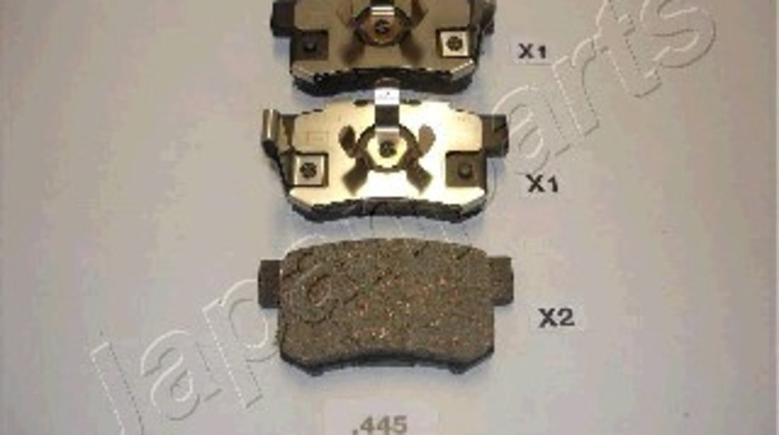 Set placute frana,frana disc puntea spate (PP445AF JAPANPARTS) HONDA