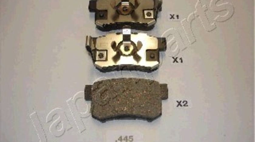 Set placute frana,frana disc puntea spate (PP445AF JAPANPARTS) HONDA