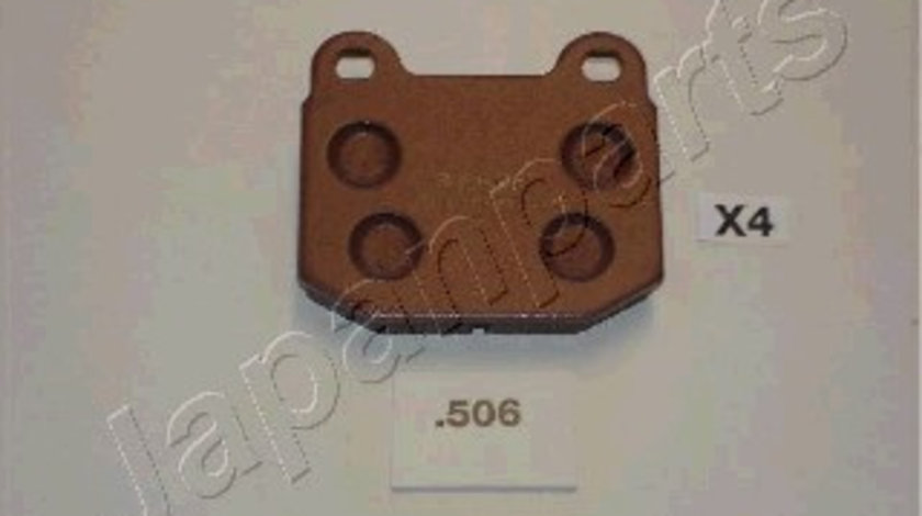 Set placute frana,frana disc puntea spate (PP506AF JAPANPARTS) MASERATI,MITSUBISHI,NISSAN,SUBARU,TOYOTA