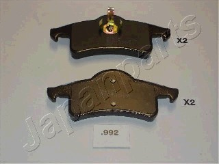 Set placute frana,frana disc puntea spate (PP992AF JAPANPARTS) JEEP