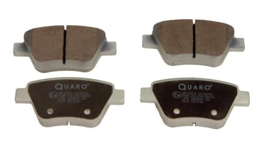 Set placute frana,frana disc puntea spate (QP2064 QUARO) AUDI,SEAT,SKODA,VW